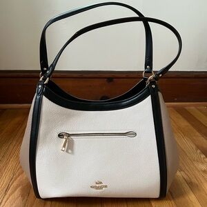 Coach Kristy Shoulder Bag color block. NWT